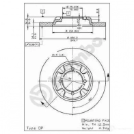 Тормозные колодки высокоэффективные BREMBO 788940 07.B315.05 HL BDE - Изображение 2
