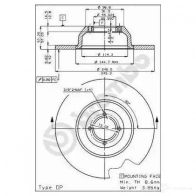 Комплект высокопроизводительных тормозных колодок BREMBO 788929 1K XR7J 07b31457 - Изображение 3