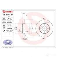 Тормозные колодки высокоэффективные BREMBO 07.B314.56 VVS7 S1 788928 - Изображение 3