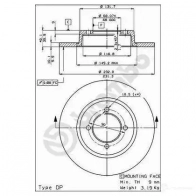 Тормозные колодки высокоэффективные BREMBO 07.B314.31 WJFL BAN 788904 - Изображение 3