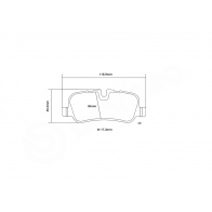 Тормозные колодки высокоэффективные BREMBO 1424671705 07.B315.53 4JJL 1 - Изображение 3