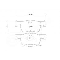 Тормозные колодки высокоэффективные BREMBO 07.D435.42 1424671761 GG0X V - Изображение 3