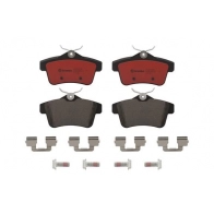 Тормозные колодки дисковые, комплект BREMBO 1439858086 P06102N 6ONUX BP - Изображение 2
