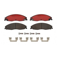 Тормозные колодки дисковые, комплект BREMBO P09011N BB U7Z 1439858125 - Изображение 2