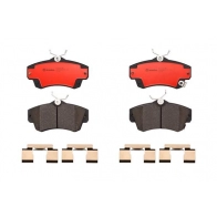 Тормозные колодки дисковые, комплект BREMBO MVLN 69 P11012N 1439858234 - Изображение 2