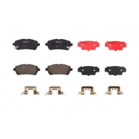 Тормозные колодки дисковые, комплект BREMBO P16013N AH 2MVY 1439858279 - Изображение 2