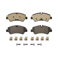 Тормозные колодки дисковые, комплект BREMBO P24160N 1439858486 LM3Y B - Изображение 2