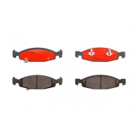 Тормозные колодки дисковые, комплект BREMBO LG FXY P37005N 1439858788 - Изображение 2