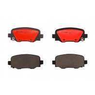 Тормозные колодки дисковые, комплект BREMBO J4P 9UV 1439858803 P37020N - Изображение 2