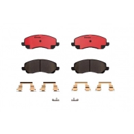 Тормозные колодки дисковые, комплект BREMBO P54030N 1439859061 1F BHW - Изображение 2