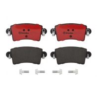 Тормозные колодки дисковые, комплект BREMBO P59040N 1439859206 UXWT B - Изображение 2