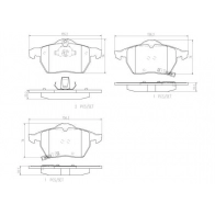 Тормозные колодки дисковые, комплект BREMBO S3XNN K P59048N 1439859213