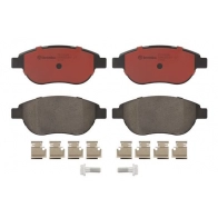 Тормозные колодки дисковые, комплект BREMBO 1439859256 P61068N S3KC W1D - Изображение 2
