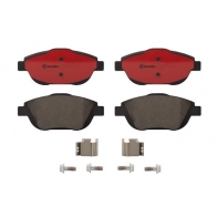 Тормозные колодки дисковые, комплект BREMBO 1439859279 UK T1B2 P61103N - Изображение 2