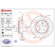 Тормозной диск BREMBO F J9JV 08.A612.4X Mercedes C-Class (C204) 3 Купе 1.8 C 200 CGI (2048) 184 л.с. 2011 – 2025