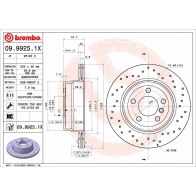 Тормозной диск BREMBO 1440109176 PRR0F EX 09.9925.1X