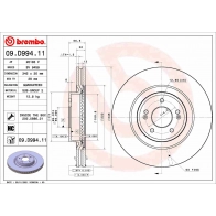 Тормозной диск BREMBO A RT9J 1440109328 09.D994.11