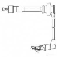 Провод зажигания BREMI 4017534096092 386/60 Mitsubishi Galant 7 (E52A) Хэтчбек 1.8 (E52A) 116 л.с. 1994 – 1996 JPI YA