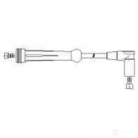 Провод зажигания BREMI 649/65 Renault Megane (LA) 1 Седан 1.4 (LA0E. LA0V) 75 л.с. 1996 – 2003 4017534081395 Z45H 56X
