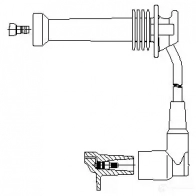 Провод зажигания BREMI MC 9F3 Ford Mondeo 2 (GD, BNP) Универсал 1.6 i 90 л.с. 1996 – 2000 4017534116004 897/37