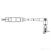 Провод зажигания BREMI 4017534094074 VINSE P 192/98 Ford Galaxy 1 (VX, VY, WGR) Минивэн 2.8 i V6 4x4 174 л.с. 1996 – 2000