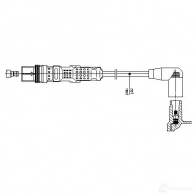 Провод зажигания BREMI 4017534139997 6IPT C Volkswagen Bora (A4, 1J6) 4 Универсал 2.3 V5 150 л.с. 1999 – 2000 1A01/80