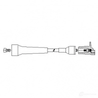 Провод зажигания BREMI Renault Megane (LA) 1 Седан 2.0 i (LA07. LA0G) 114 л.с. 1996 – 2003 773/29 9 KV58KD 4017534100546