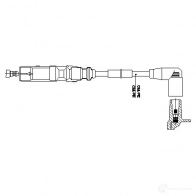 Провод зажигания BREMI 1A22E65 4017534151951 Audi A4 (B6) 2 Универсал 1.6 102 л.с. 2001 – 2004 LZ BK27