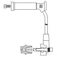 Провод зажигания BREMI Ford Explorer 2 (EX, UN150) Внедорожник 4.0 V6 4WD 207 л.с. 1996 – 2001 899/44 4017534116721 K9 X64