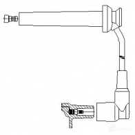 Провод зажигания BREMI Ford Mondeo 2 (GD, BAP) Хэтчбек 2.5 24V SEA 170 л.с. 2000 – 2000 4017534157229 JC8RE 1M 8A15/90