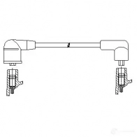 Провод зажигания BREMI 4017534122371 41 KQRF Nissan Primera (P10) 1 Седан 2.0 4x4 150 л.с. 1991 – 1993 705/16