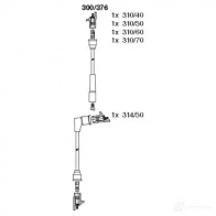 Высоковольтные провода зажигания BREMI JZKDG T 561996 4017534002406 300/376