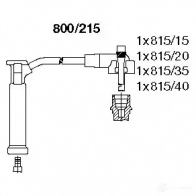Высоковольтные провода зажигания BREMI TW 9QXHW 4017534098836 565613 800/215