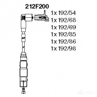 Высоковольтные провода зажигания BREMI 4017534095507 212F200 Ford Galaxy 1 (VX, VY, WGR) Минивэн 2.8 i V6 4x4 174 л.с. 1996 – 2000 6L FCYJD