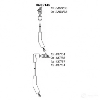 Высоковольтные провода зажигания BREMI 3A00/146 4017534151845 Land Rover Defender H JA6S