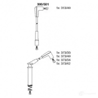 Высоковольтные провода зажигания BREMI EQHR HU Opel Astra (F) 1 Универсал 1.6 i (F08. C05) 75 л.с. 1991 – 1998 300/501 4017534078982