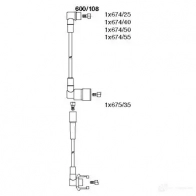 Высоковольтные провода зажигания BREMI 564310 4E13W UG 600/108 4017534117483