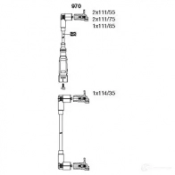 Высоковольтные провода зажигания BREMI 4017534097402 FK4 ZWU0 Audi A6 (C4) 1 Универсал 2.3 Quattro 133 л.с. 1994 – 1995 970