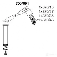 Высоковольтные провода зажигания BREMI 300/691 562131 4017534089988 Q COIKTZ