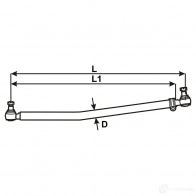Рулевая тяга в сборе CEI 220087 W5YW B 1437345034 - Изображение 2
