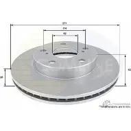 Тормозной диск COMLINE CD NEBL ADC0139V 2913952