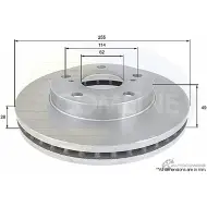 Тормозной диск COMLINE ADC0144V F FMEDQ 2913957