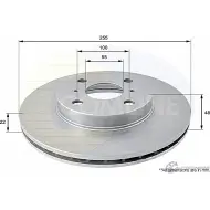 Тормозной диск COMLINE ADC0151V N9Q EN 2913964