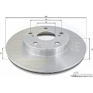 Тормозной диск COMLINE ADC0170V 2913981 NM WYE