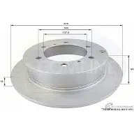 Тормозной диск COMLINE ADC0327 Mitsubishi Pajero Sport 1 (K70, K90) Внедорожник 3.0 V6 4WD (K96W) 167 л.с. 2003 – 2024 JF3TP 9