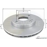 Тормозной диск COMLINE 2914194 R Z3AO ADC0441V