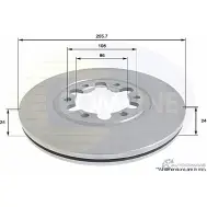 Тормозной диск COMLINE I5IF 3R ADC0452V Ford Ranger 4 (ER, EQ) Пикап 2.5 TDdi 117 л.с. 2002 – 2005