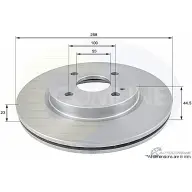 Тормозной диск COMLINE 2914210 P1X N66K ADC0457V