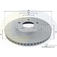 Тормозной диск COMLINE GL WRS ADC0478V Mazda 3 (BM, BN) 3 Хэтчбек 1.6 104 л.с. 2013 – 2024