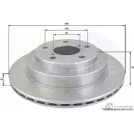 Тормозной диск COMLINE 2914339 46C ID ADC0810V